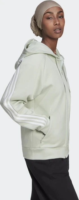 adidas Sportswear Future Icons 3-Streifen Hoodie linen green (Damen)