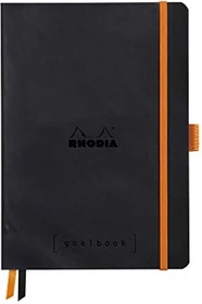 Rhodia Boutique goalbook, A5, kariert, Softcover, schwarz, 120 Blatt