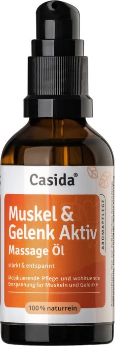 Casida Muskel & Gelenk Aktiv Massage Öl, 50ml