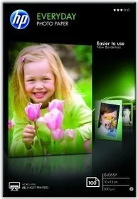 HP Fotopapier weiß, 10x15cm, 200g/m², 100 Blatt