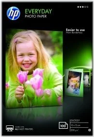 HP Fotopapier weiß, 10x15cm, 200g/m², 100 Blatt