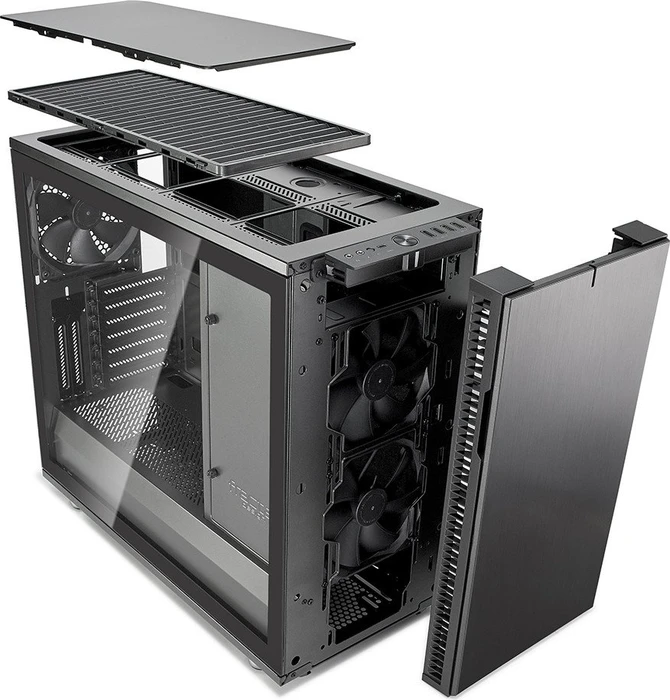 Fractal Design Define R6 USB-C Gunmetal TG, Glasfenster, schallgedämmt