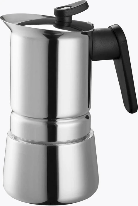 Pedrini Steelmoka 4 Tassen Espressokanne
