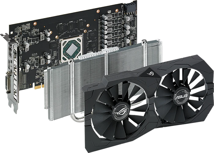 ASUS ROG Strix Radeon RX 560 V2, ROG-STRIX-RX560-4G-V2-GAMING, 4GB GDDR5, DVI, HDMI