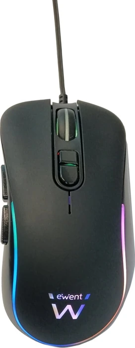 Ewent RGB Gaming Mouse schwarz, USB