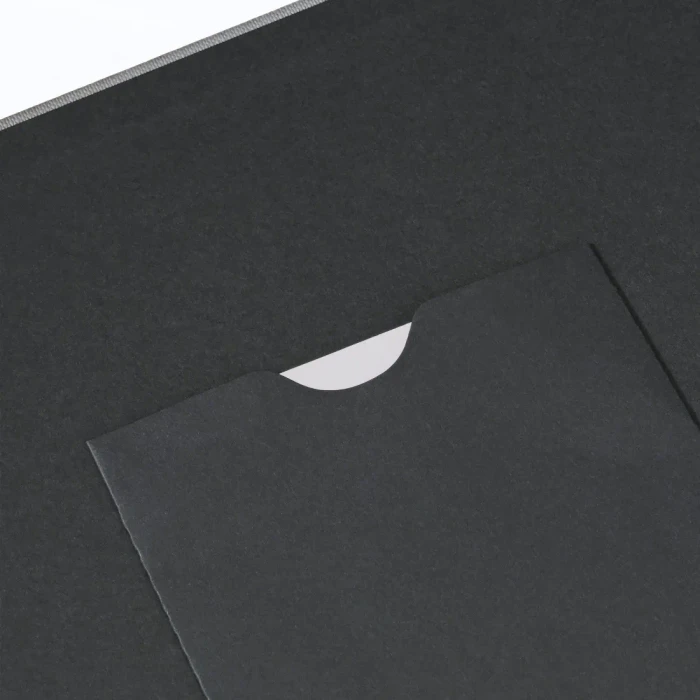 Hama Spiralalbum 28x24, 50 schwarze Seiten, Fine Art Steingrau