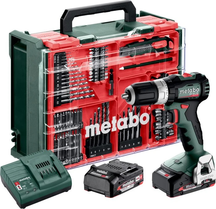 Metabo SB 18 L BL Akku-Schlagbohrschrauber inkl. Koffer + 2 Akkus 2.0Ah + Zubehör