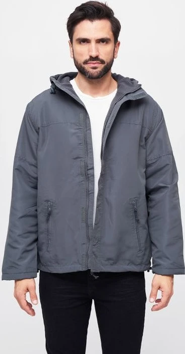 Brandit Windbreaker Frontzip Jacke anthracite (Herren)
