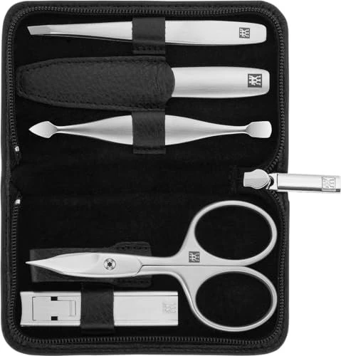 Zwilling Reißverschluss-Etui Maniküre/Pediküre-Set schwarz