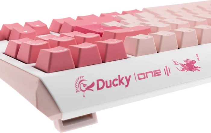 Ducky One 3, Gossamer Pink, MX BLUE, USB, DE