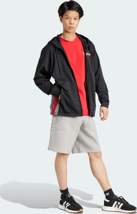 adidas Adicolor Adibreak Trainingsjacke black/better scarlet/grey four (Herren)