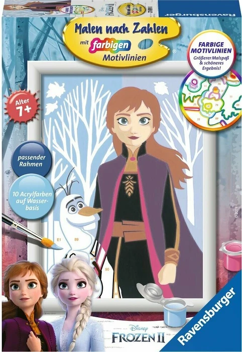 Ravensburger Malen nach Zahlen Frozen 2 Anna und Olaf