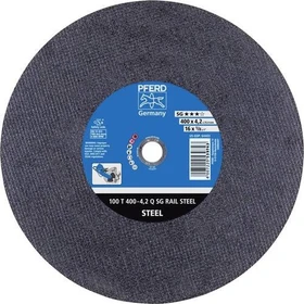 Pferd 100 T 400-4.2 Q SG RAIL STEEL/25.4 Trennscheibe, 400x4.2x25.4mm, 10 Stück
