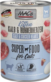 MAC's Cat Kitten, Kalb und Hühnerherzen, 9.60kg (24x 400g)