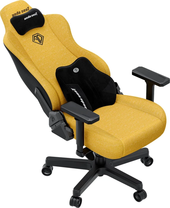 Anda Seat Kaiser 3E XL Gamingstuhl, Stoff bright gelb