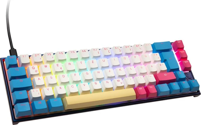 Ducky Mecha SF Limited Dawn Edition PBT, LEDs RGB, MX RGB BLUE, USB, DE