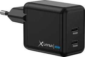 XLayer Ladegerät Universal 45W Powercharger schwarz