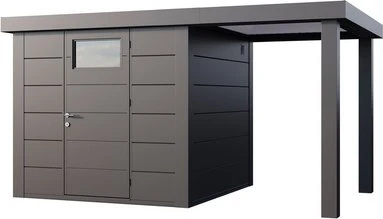 Telluria Classico 2424 Gerätehaus inkl. Anbau 1.68m rechts anthrazit