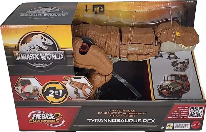 Mattel Jurassic World - Fierce Changers Chase N' Roar T-Rex