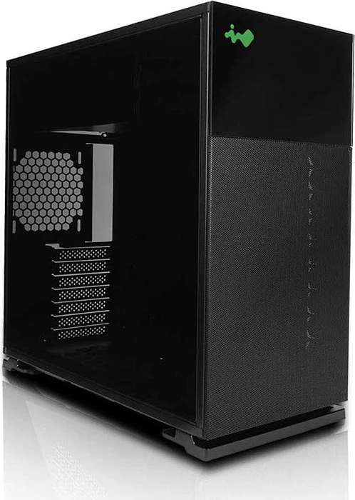 In Win 127, schwarz, Glasfenster
