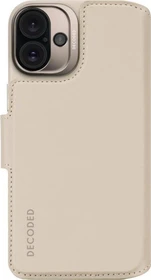Decoded Leather Detachable Wallet Case für Apple iPhone 16 Plus clay beige