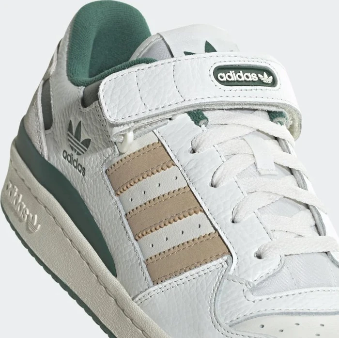 adidas Forum Low dark green/core white/magic beige