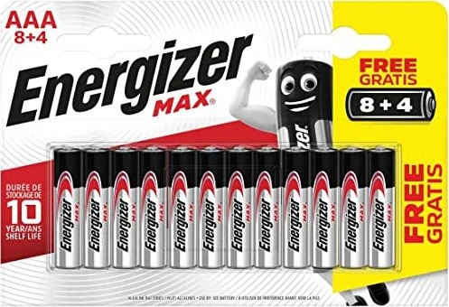 Energizer Max Micro AAA, 12er-Pack