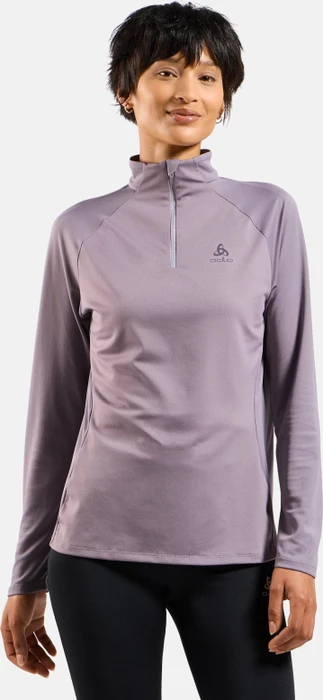 Odlo Essentials Ceramiwarm Laufshirt langarm gray ridge (Damen)