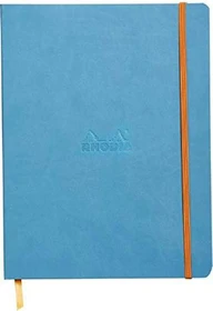 Rhodia Rhodiarama Notizbuch, 190x250mm, liniert, Softcover, türkis, 80 Blatt