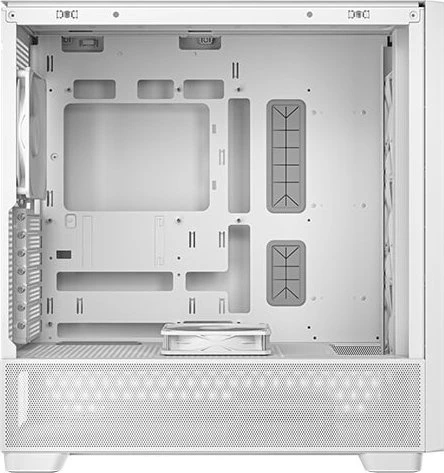 Antec Flux, weiß/braun, Glasfenster