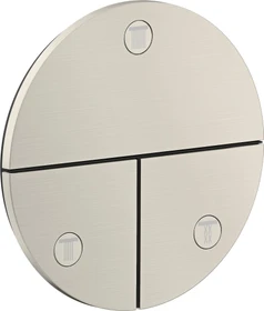 Hansgrohe Axor ShowerSelect ID rund Kontrollfeld Ventil für 3 Verbraucher edelstahl optic