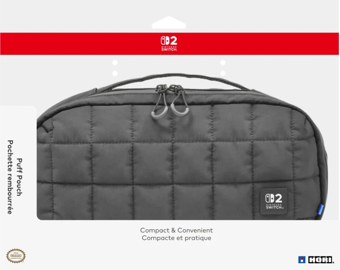 Hori Puff Pouch Tasche schwarz (Switch 2)