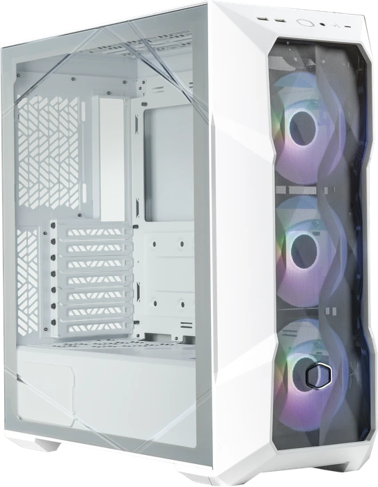 Cooler Master MasterBox TD500 Mesh V2, weiß, Glasfenster
