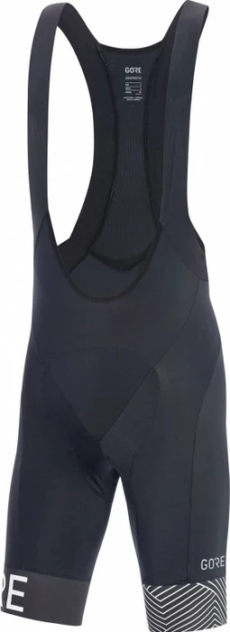 Gore Wear C5 Optiline Bib Shorts+ Fahrradhose kurz schwarz/weiß (Herren)