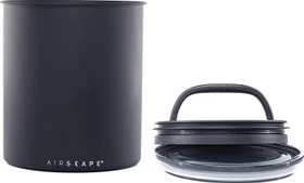 Airscape Kaffeedose groß Aufbewahrungsbehälter schwarz matt