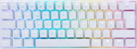 ISY IGK 5000-WT Mini Size Gaming Tastatur, weiß, LEDs RGB, Outemu Red, USB, DE