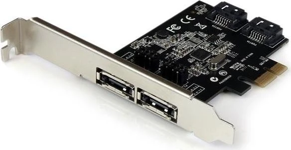 StarTech PEXESAT322I, 2x SATA/2x eSATA, PCIe x1