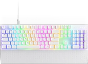 NZXT Function 2, matt weiß, LEDs RGB, hot-swap, Swift Optical PURPLE, USB, US