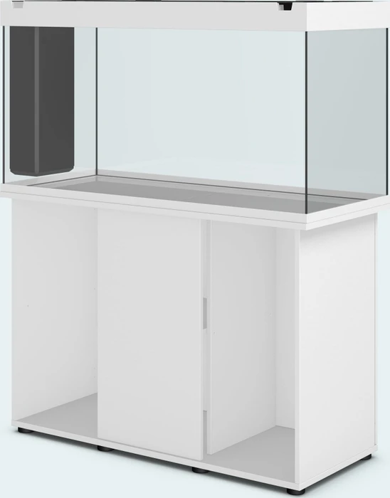 Juwel Rio 350 LED Aquarium-Set mit Unterschrank, weiß/weiß, 350l