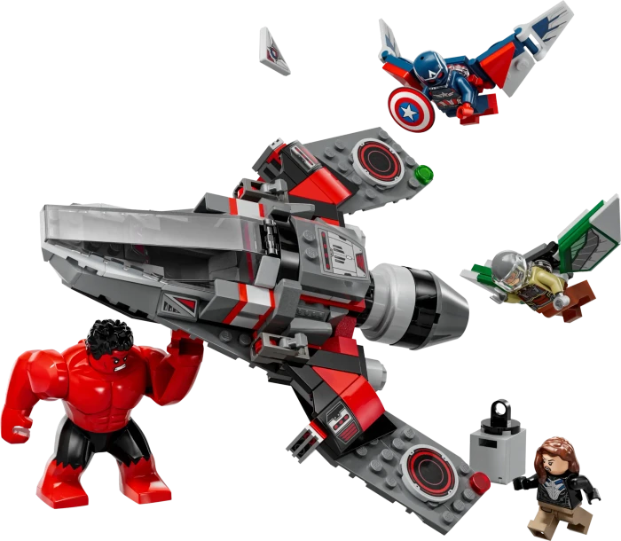 LEGO Marvel Super Heroes Spielset - Showdown zwischen Captain America und Red Hulk