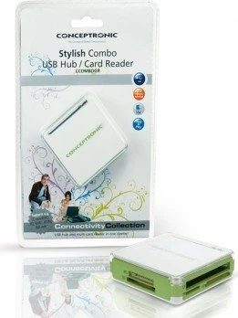 Conceptronic Design Stylish Multi All-in-One Multi-Slot-Cardreader, USB 2.0 Mini-B [Buchse]