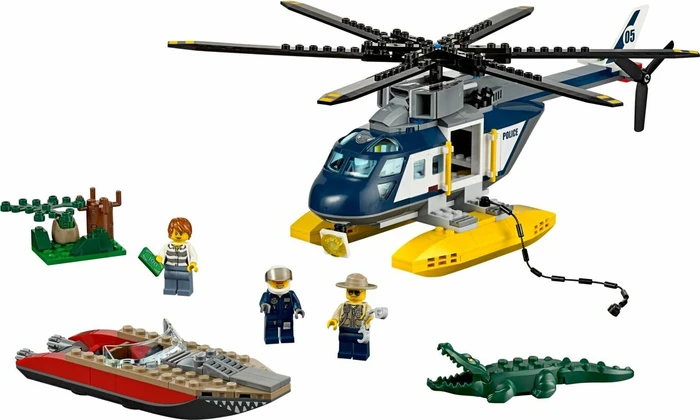 LEGO City Sumpfpolizei - Verfolgungsjagd im Hubschrauber