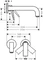 Hansgrohe Axor Citterio 2-Loch Waschbeckenarmatur mit Hebelgriffen Rosetten und Rautenschliff 220mm polished goldoptik Vorschaubild