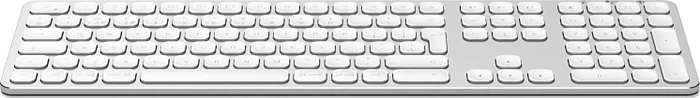 Satechi Aluminium Wireless Keyboard, silber, Bluetooth, UK