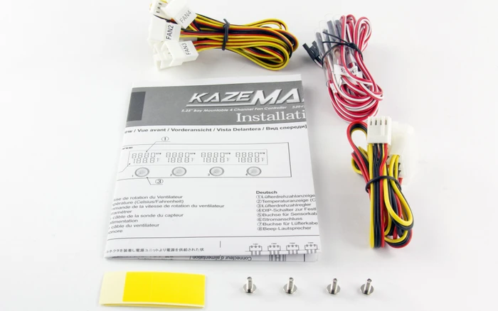 Scythe Kaze Master II schwarz, 5.25" Lüftersteuerung 4-Kanal