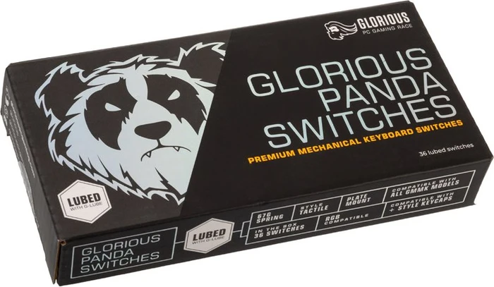 Glorious Panda Tactile Switch, geschmiert, 36er-Pack