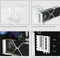 Glotrends Vertical Graphics Card Support Bracket, 3-Slot, gewinkelt, PCIe 5.0, 150mm, weiß Vorschaubild
