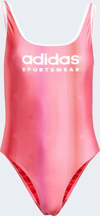 adidas Tiro U-Back Badeanzug pulse magenta/white (Damen)