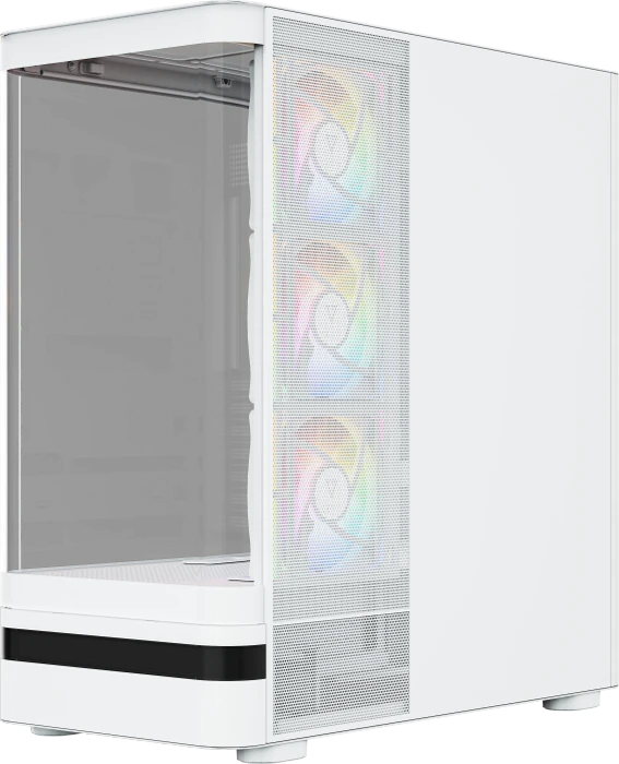 Modecom Volcano AQ100 ARGB White, Glasfenster