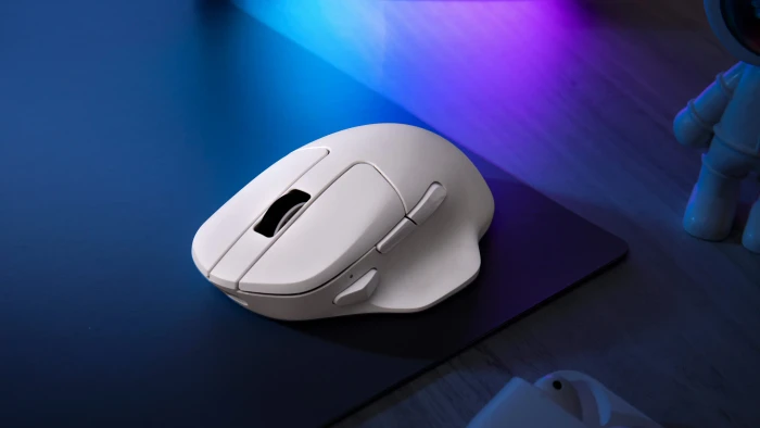 Keychron M7 Wireless Mouse weiß, USB/Bluetooth